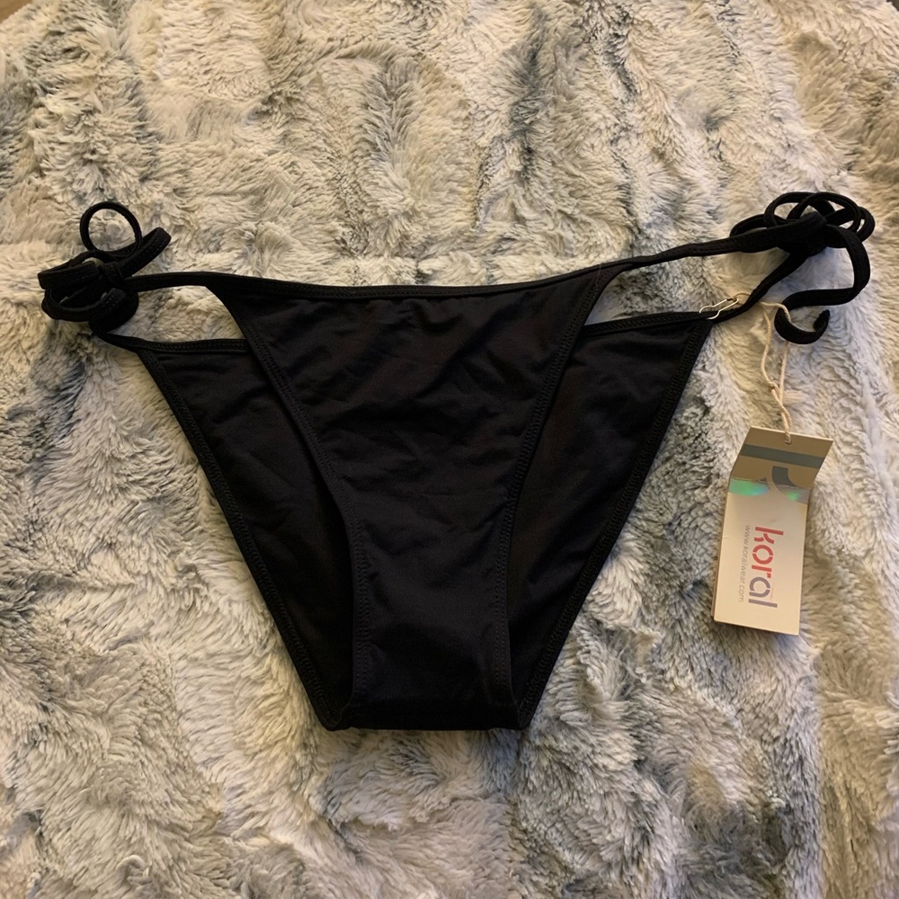 BRAND NWT Black bikini bottom